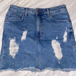 Forever 21 jean skirt